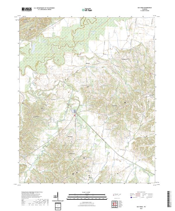 USGS Topographic Map – Gilt Edge