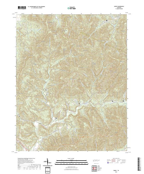 USGS Topographic Map – Gobey