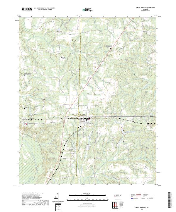 USGS Topographic Map – Grand Junction
