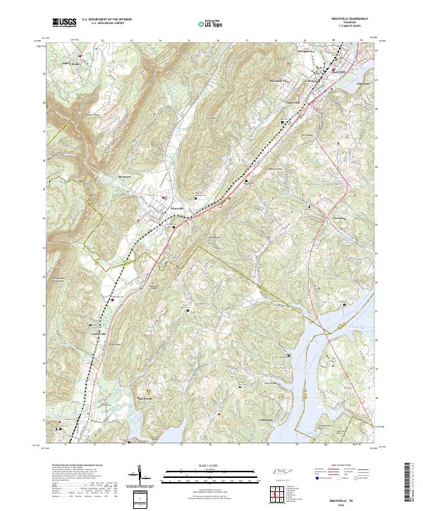 USGS Topographic Map – Graysville