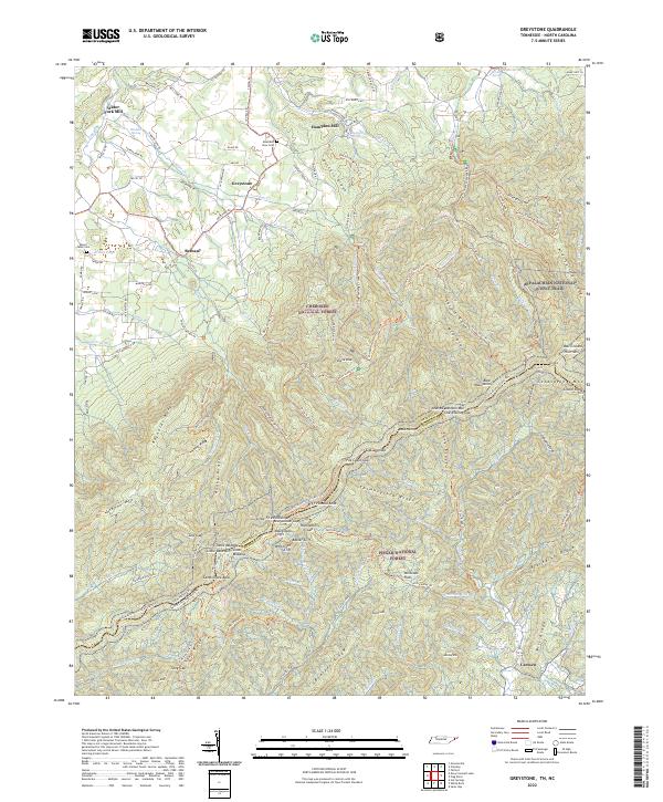 USGS Topographic Map – Greystone