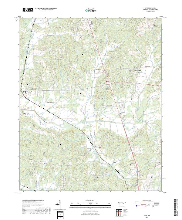 USGS Topographic Map – Guys