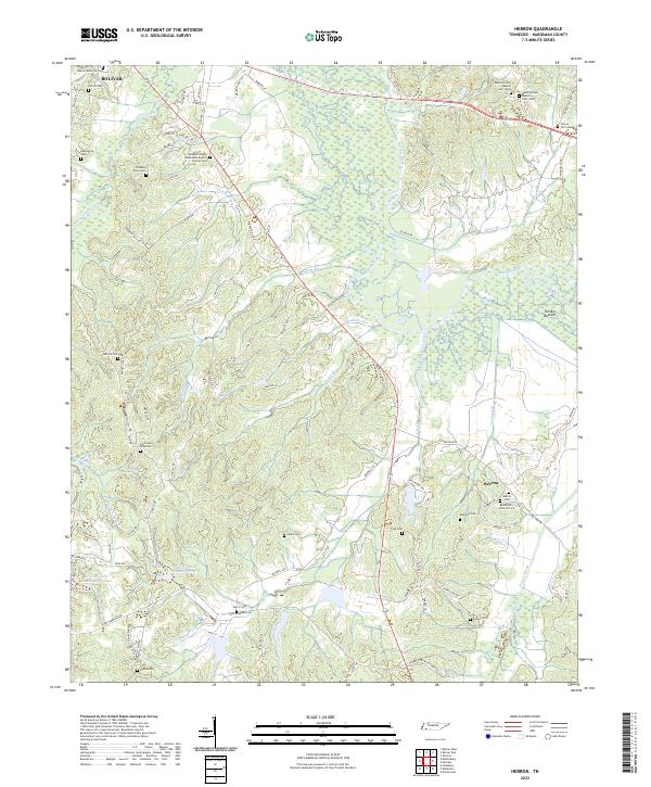 USGS Topographic Map – Hebron