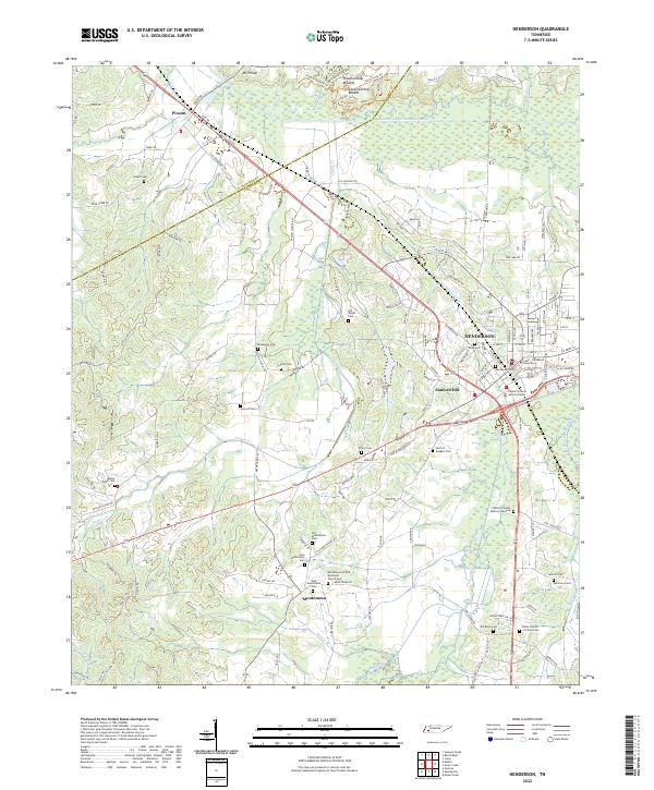 USGS Topographic Map – Henderson