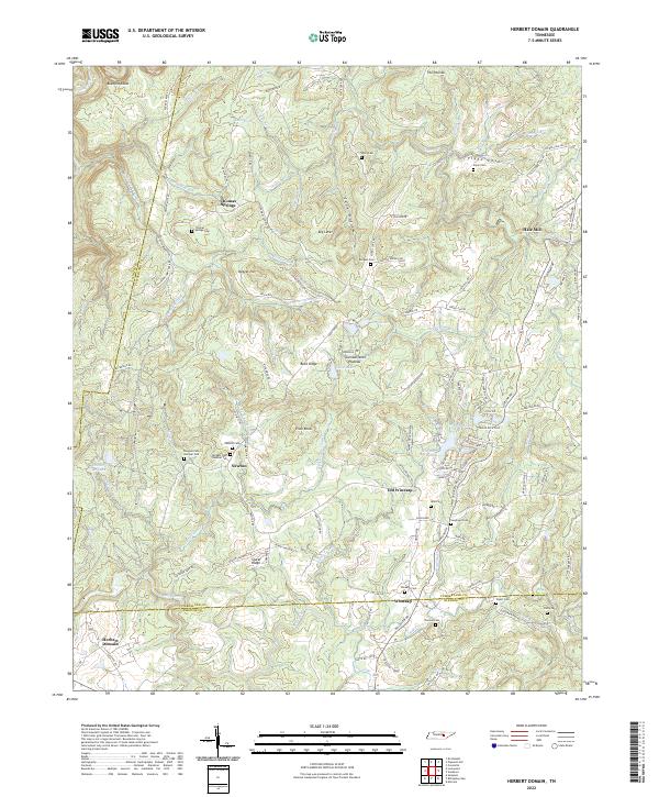USGS Topographic Map – Herbert Domain