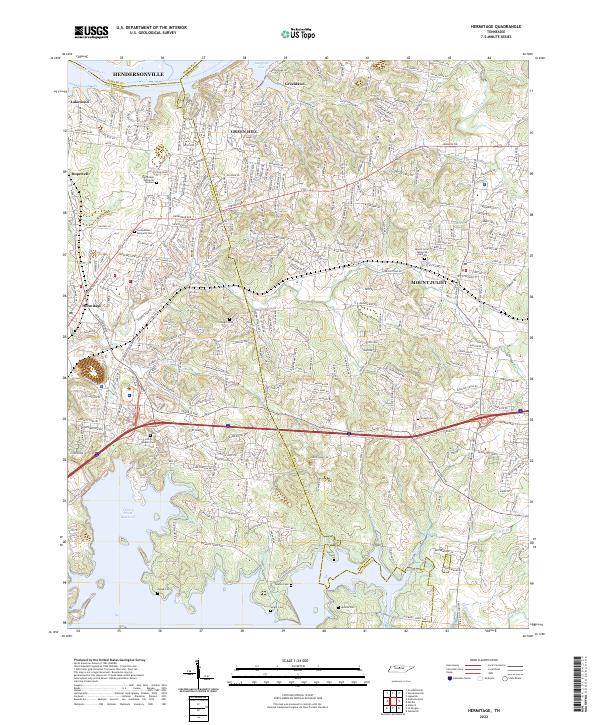 USGS Topographic Map – Hermitage