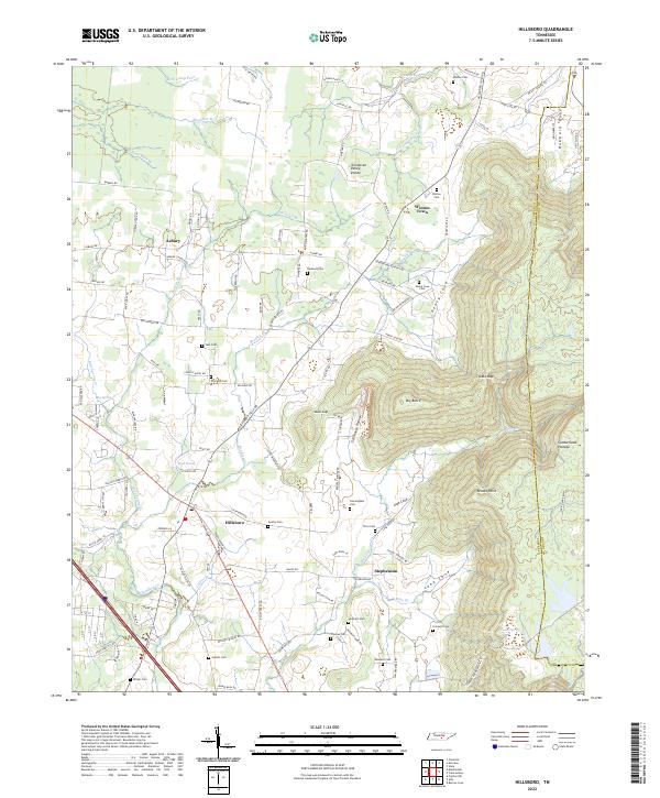 USGS Topographic Map – Hillsboro