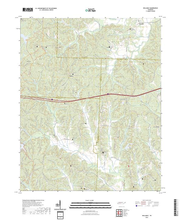 USGS Topographic Map – Holladay