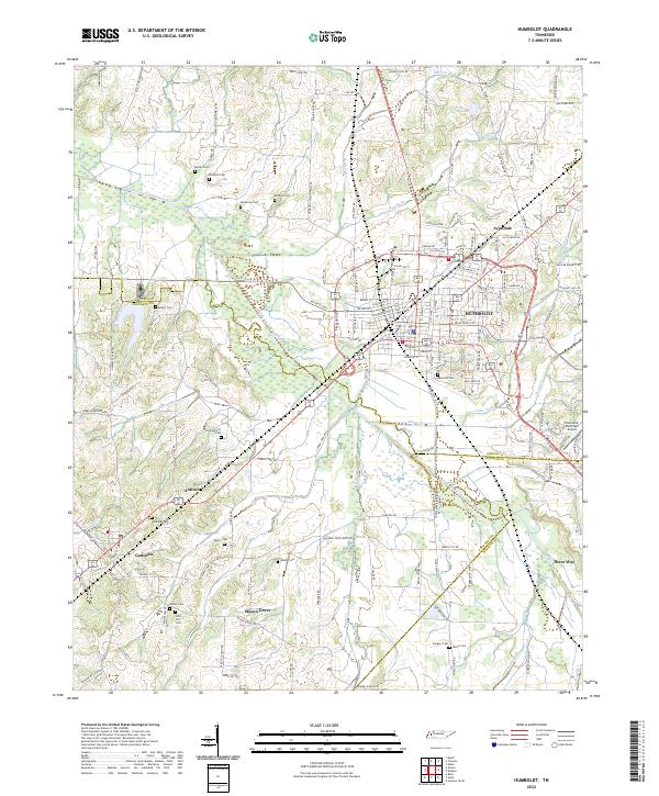 USGS Topographic Map – Humboldt