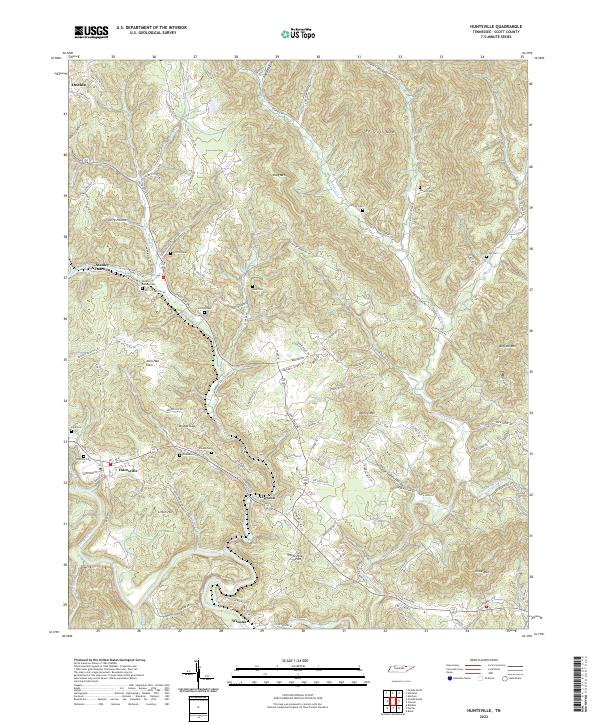 USGS Topographic Map – Huntsville