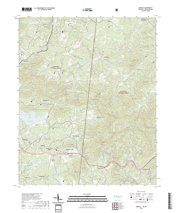 USGS Topographic Map – Isabella