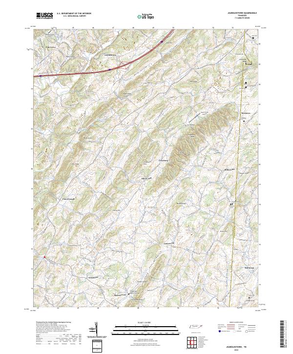 USGS Topographic Map – Jearoldstown