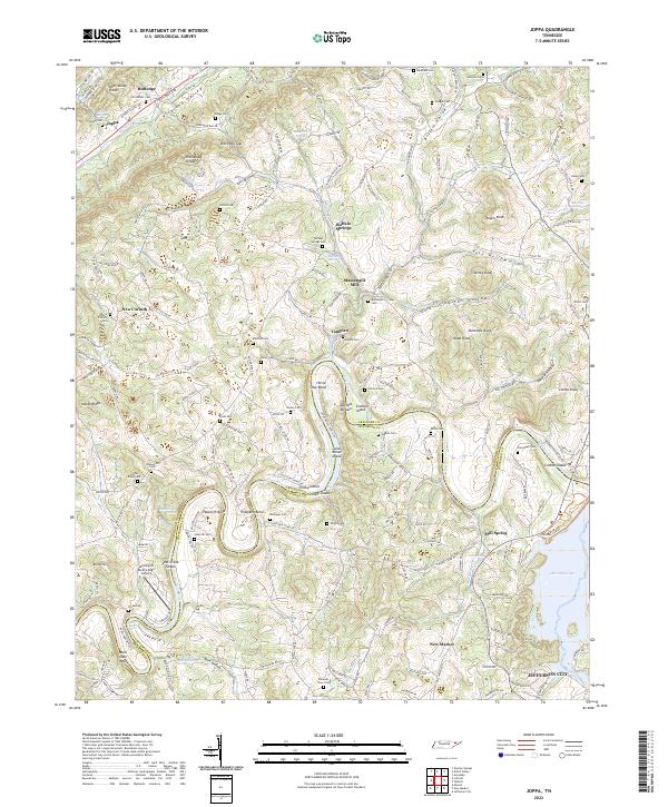 USGS Topographic Map – Joppa