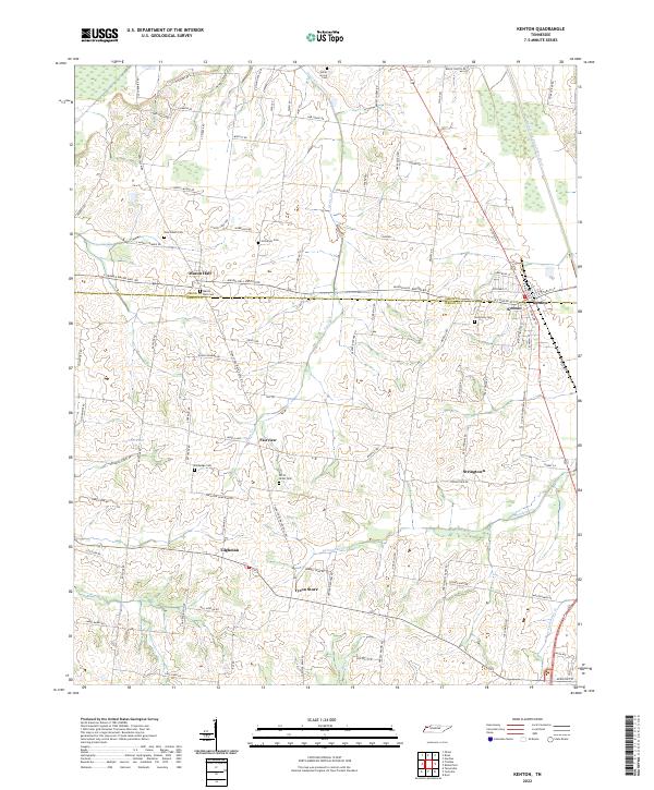 USGS Topographic Map – Kenton