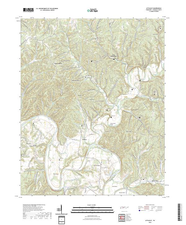 USGS Topographic Map – Littlelot