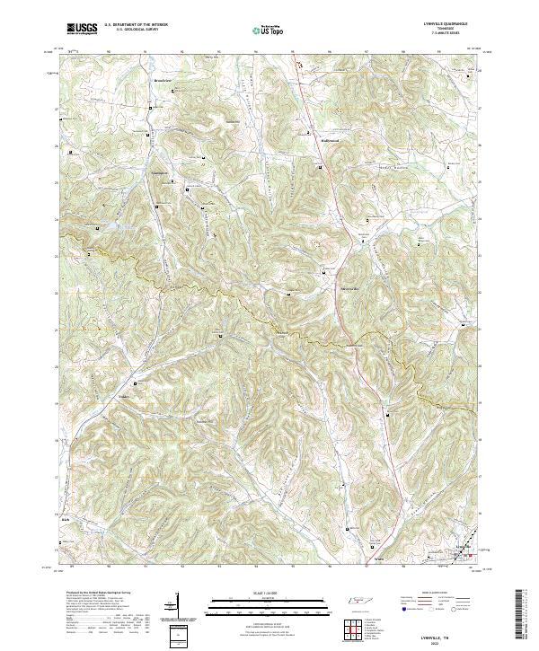 USGS Topographic Map – Lynnville
