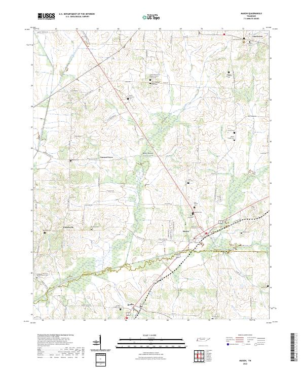 USGS Topographic Map – Mason