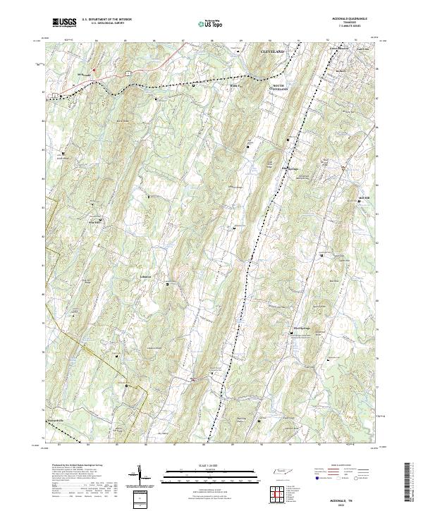 USGS Topographic Map – McDonald