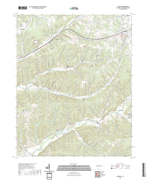 USGS Topographic Map – McEwen