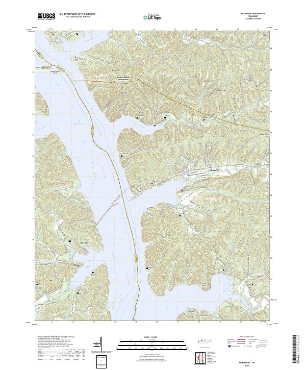 USGS Topographic Map – McKinnon
