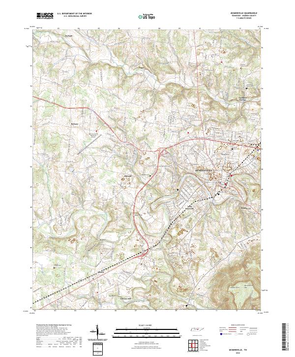 USGS Topographic Map – McMinnville