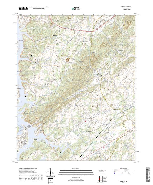 USGS Topographic Map – Meadow
