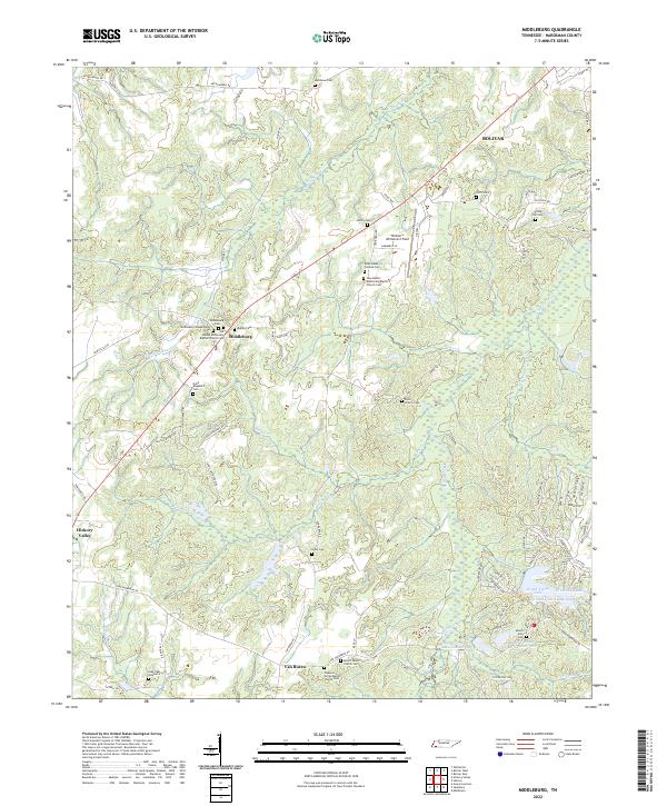 USGS Topographic Map – Middleburg