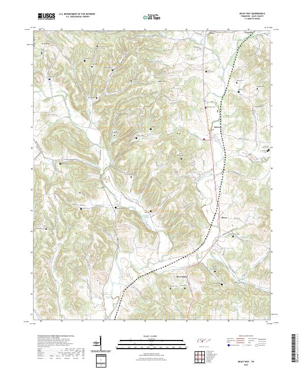 USGS Topographic Map – Milky Way