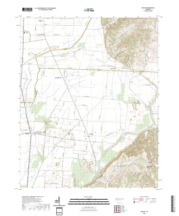 USGS Topographic Map – Miston