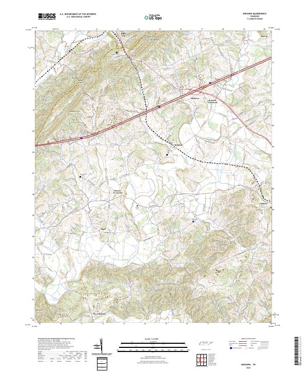 USGS Topographic Map – Mohawk