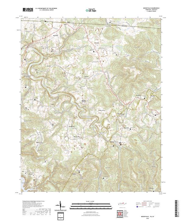 USGS Topographic Map – Moodyville