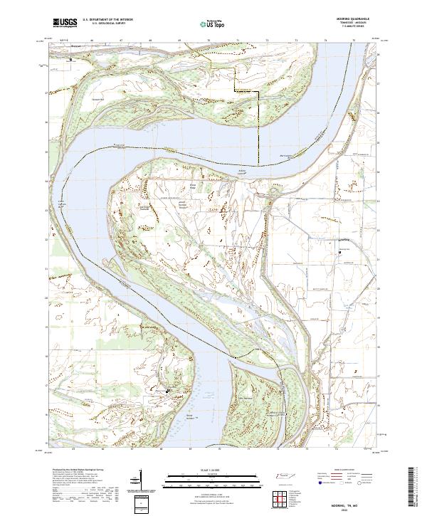 USGS Topographic Map – Mooring