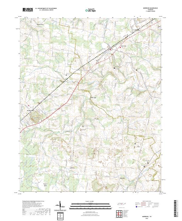 USGS Topographic Map – Morrison