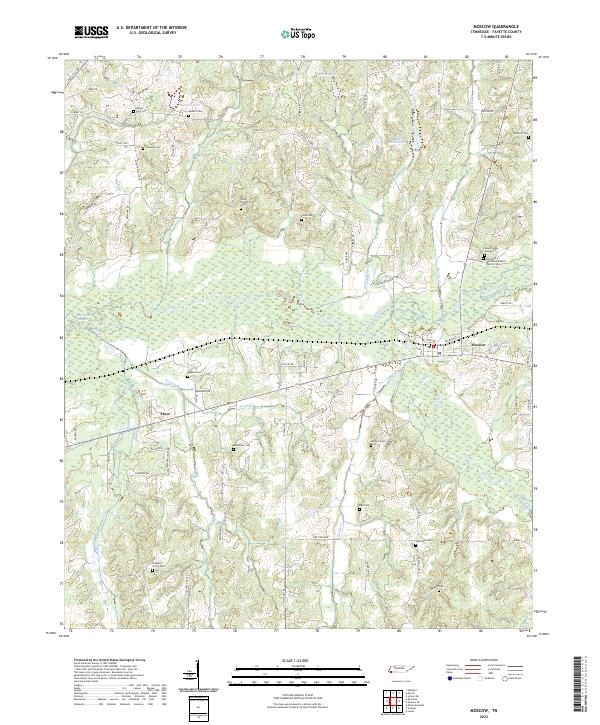 USGS Topographic Map – Moscow