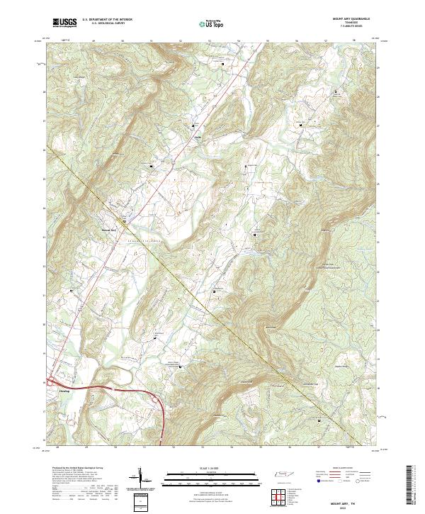 USGS Topographic Map – Mount Airy