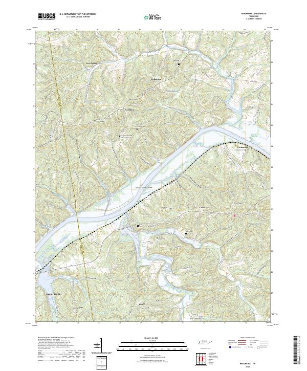USGS Topographic Map – Needmore