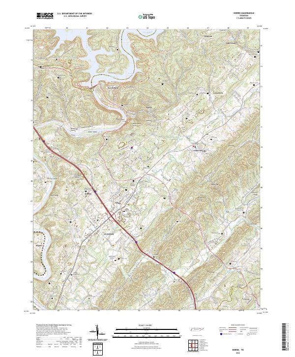 USGS Topographic Map – Norris