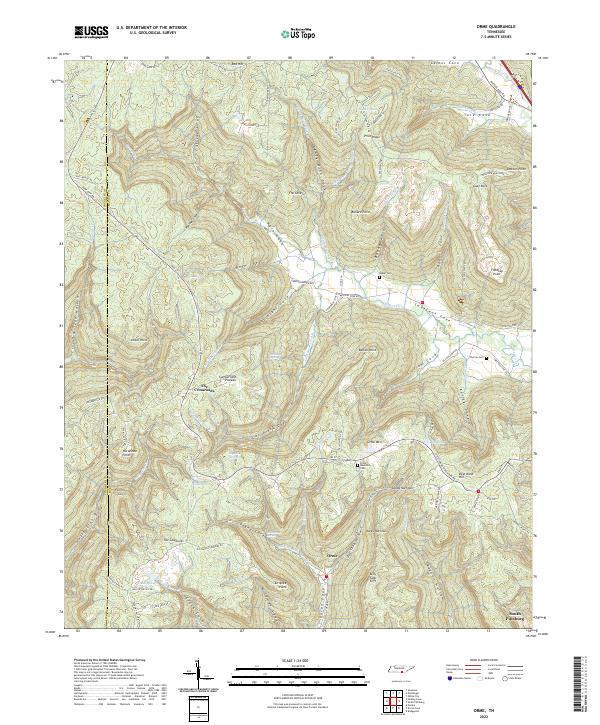 USGS Topographic Map – Orme