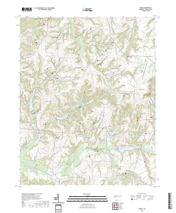 USGS Topographic Map – Osage