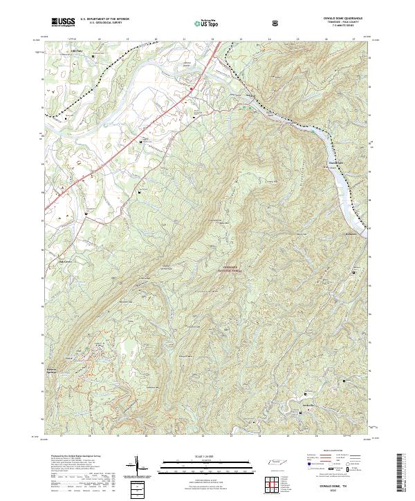 USGS Topographic Map – Oswald Dome