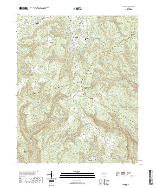 USGS Topographic Map – Palmer