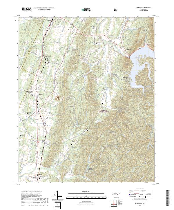 USGS Topographic Map – Parksville