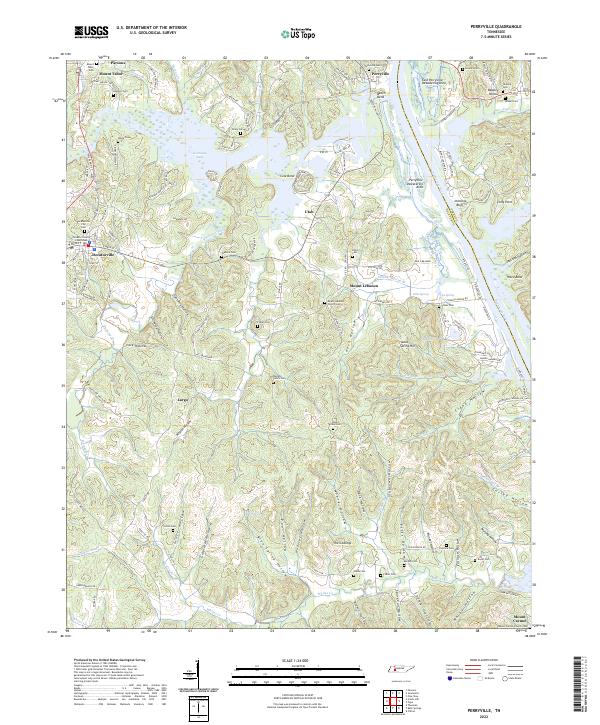 USGS Topographic Map – Perryville