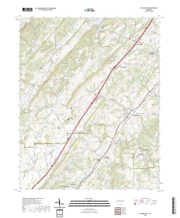 USGS Topographic Map – Philadelphia