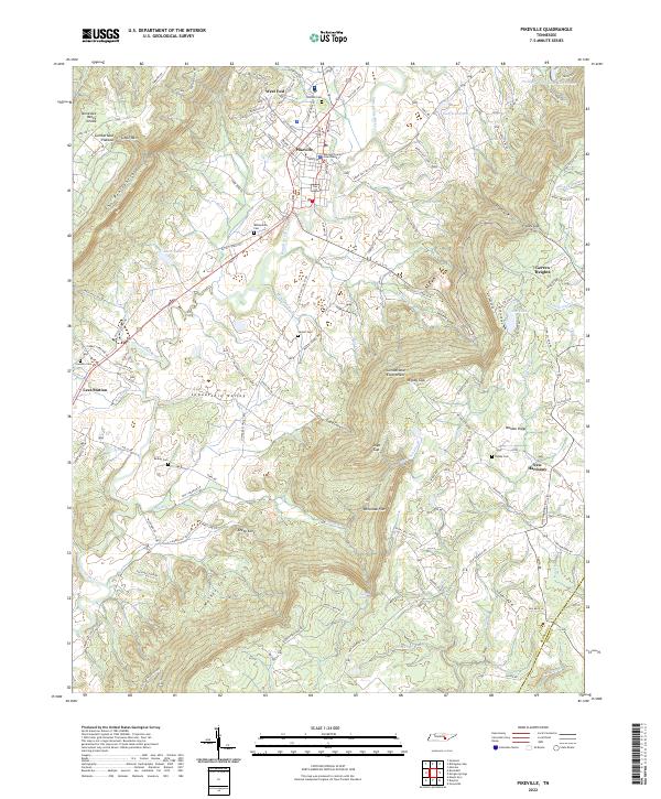USGS Topographic Map – Pikeville