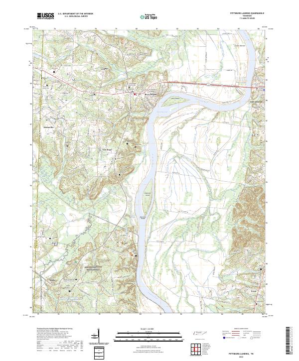USGS Topographic Map – Pittsburg Landing