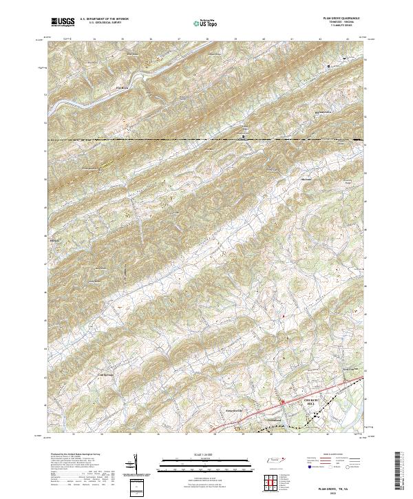 USGS Topographic Map – Plum Grove