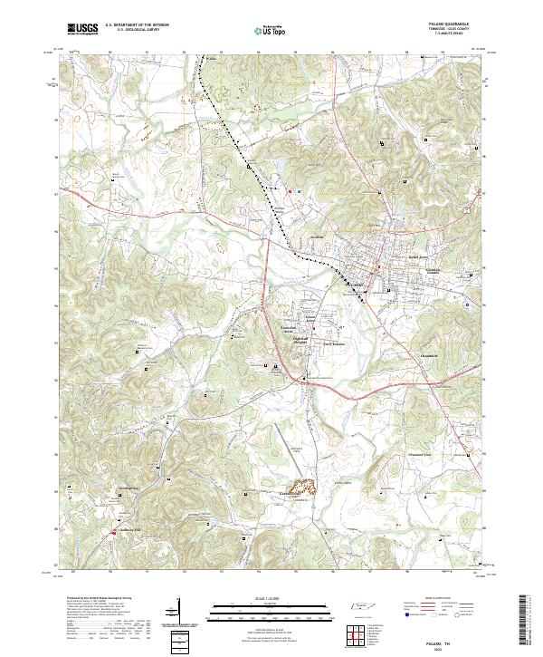 USGS Topographic Map – Pulaski