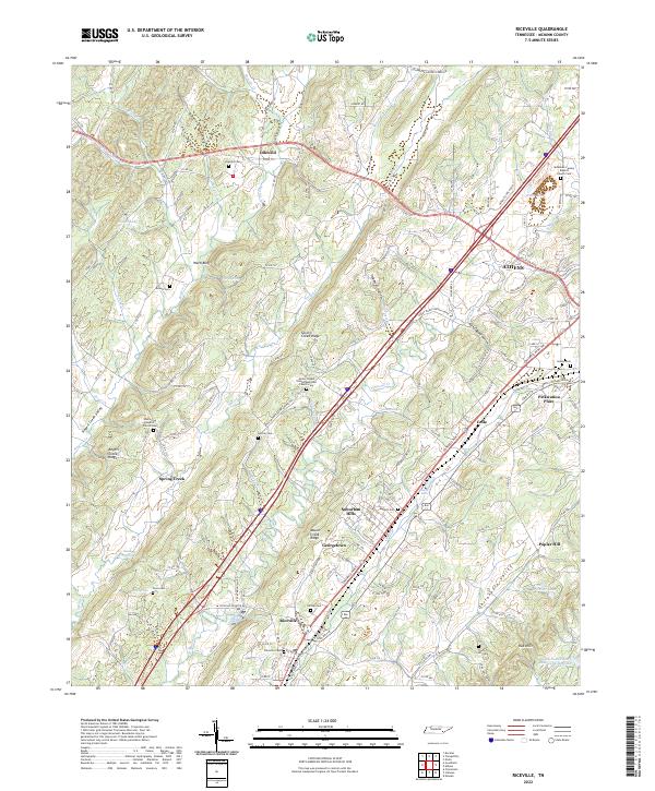 USGS Topographic Map – Riceville