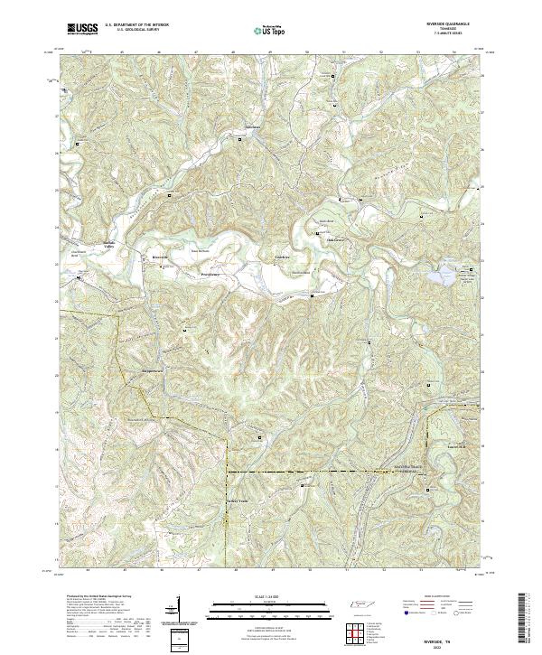 USGS Topographic Map – Riverside